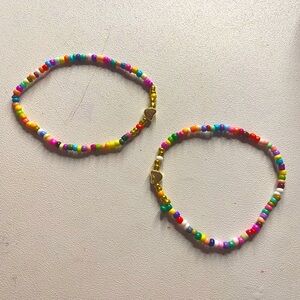 Colorful Beaded Kids Bracelets
